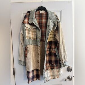 Oli & Hali Multicolor Patchwork Coat